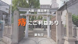 痔を絶ちきる!難病疾患にご利益がある廣田神社で御朱印を頂く