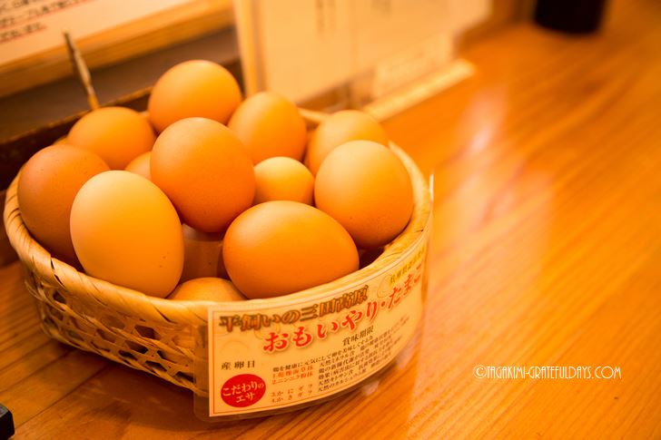 丹波で三種類の醤油が楽しめる卵かけご飯を食べる【玉の助】