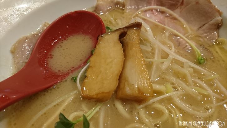 濃厚鳥ポタスープ!麺チキンヒーローの極濃は濃い味が好きな人にはたまらない